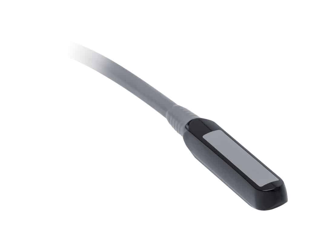 Sonde vétérinaire Draminski Glowica 163, conçue pour les diagnostics reproductifs et abdominaux chez les bovins et équins.