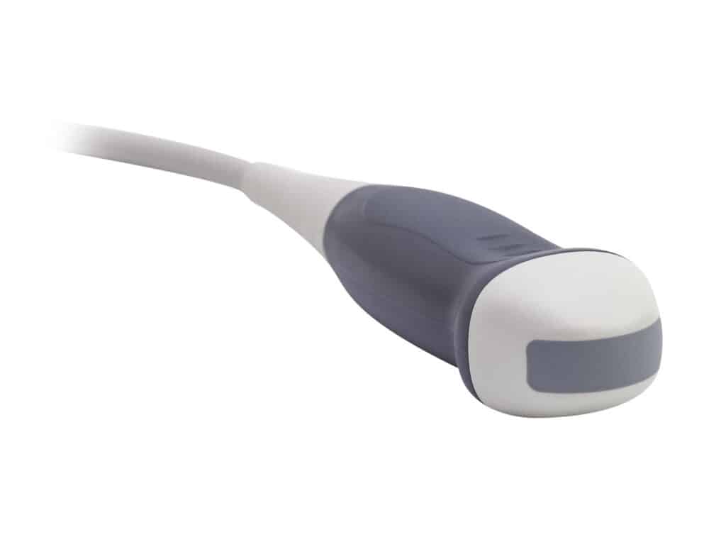 Sonde vétérinaire abdominale HD Draminski Glowica 195, conçue pour les diagnostics précis chez les chiens et chevaux. Compatible avec échographes portables Draminski.
