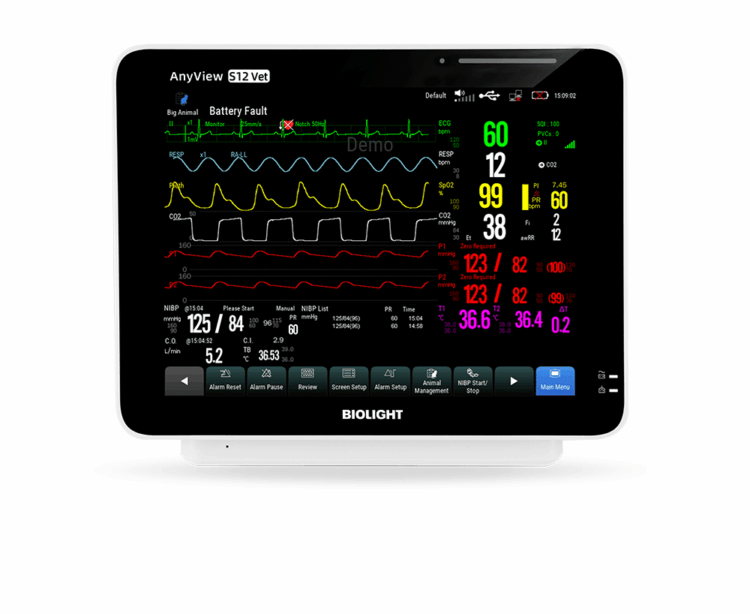Moniteur S12 de face