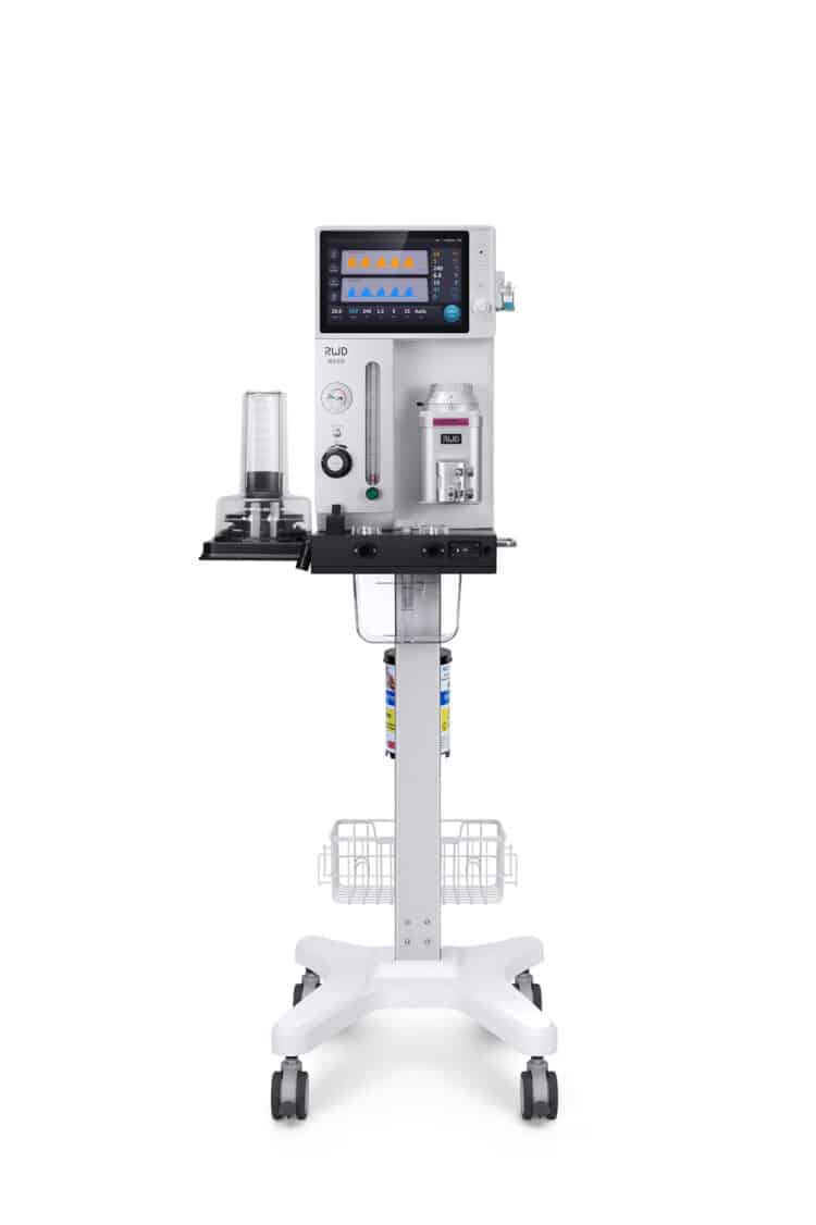 Appareil d’anesthésie R660 Mobile pour usage vétérinaire, monté sur chariot mobile, adapté aux cliniques et centres vétérinaires