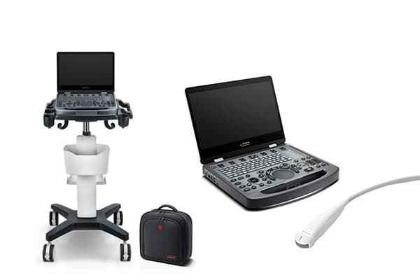 Echographe Vetus E5 sonde MC11-3M+sac+chariot