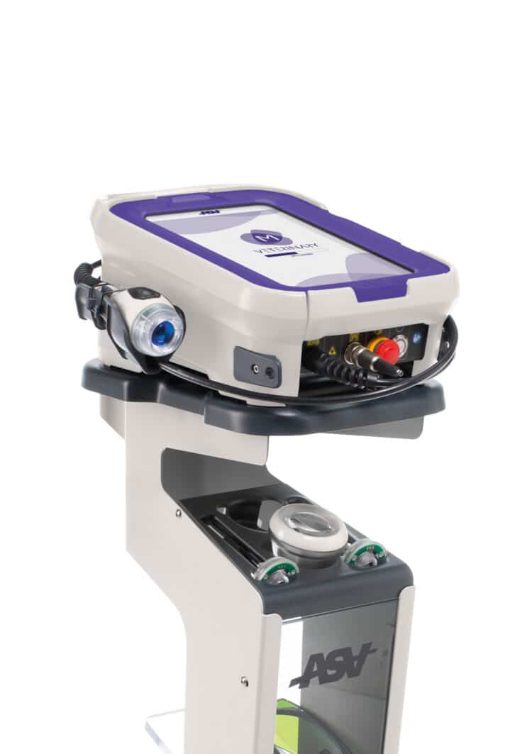 Chariot Laser M VET vue de biais